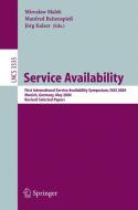Service Availability edito da Springer Berlin Heidelberg