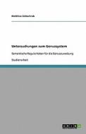 Untersuchungen Zum Genussystem di Matthias Sieberkrob edito da Grin Publishing
