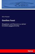 Goethes Faust di Otto Pniower edito da hansebooks
