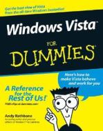 Windows Vista For Dummies di Andy Rathbone edito da John Wiley & Sons