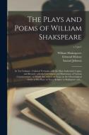 The Plays And Poems Of William Shakspeare di Shakespeare William 1564-1616 Shakespeare edito da Legare Street Press