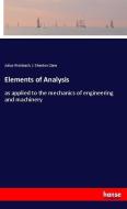 Elements of Analysis di Julius Weisbach, J. Shenton Zane edito da hansebooks