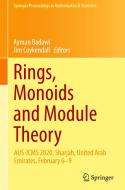Rings, Monoids and Module Theory edito da Springer Singapore