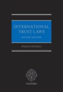 International Trust Laws di Paolo Panico edito da OUP Oxford