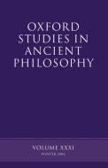 Oxford Studies in Ancient Philosophy edito da OUP Oxford