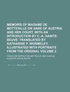 Memoirs Of Madame De Motteville On Anne di Francoise Bertaut De Motteville edito da Rarebooksclub.com