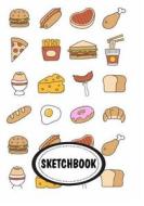 Sketchbook: Food Icons: 110 Pages of 7 X 10 Blank Paper for Drawing (Sketchbooks) di Lisa Fox edito da Createspace Independent Publishing Platform