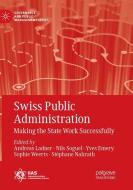Swiss Public Administration edito da Springer International Publishing