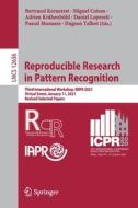Reproducible Research in Pattern Recognition edito da Springer International Publishing