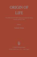 Origin of Life edito da Springer Netherlands