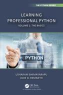 Learning Professional Python di Usharani Bhimavarapu, Jude D. Hemanth edito da Taylor & Francis Ltd