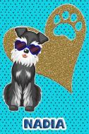 Schnauzer Life Nadia: College Ruled Composition Book Diary Lined Journal Blue di Foxy Terrier edito da INDEPENDENTLY PUBLISHED