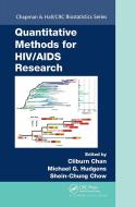 Quantitative Methods for HIV/AIDS Research edito da Taylor & Francis Inc