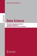 Data Science edito da Springer-Verlag GmbH