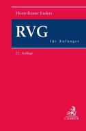 RVG für Anfänger di Horst-Reiner Enders edito da Beck C. H.