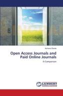 Open Access Journals and Paid Online Journals di Archana Garate edito da LAP Lambert Academic Publishing