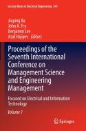 Proceedings of the Seventh International Conference on Management Science and Engineering Management edito da Springer Berlin Heidelberg