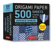 Origami Paper 500 Sheets Japanese Shibori 4" (10 Cm) di Tuttle Studio edito da Tuttle Publishing