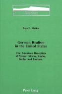 German Realism in the United States di Inga E. Mullen edito da Lang, Peter
