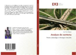 Analyse de contenu di Jean-Pierre Adigran edito da Editions universitaires europeennes EUE