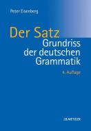 Grundriss der deutschen Grammatik di Peter Eisenberg edito da Metzler Verlag, J.B.