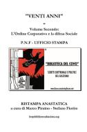 Venti Anni - Volume Secondo di Marco Piraino, Stefano Fiorito edito da Lulu.com