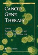 Cancer Gene Therapy edito da SPRINGER NATURE