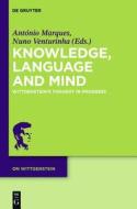 Knowledge, Language and Mind: Wittgenstein S Thought in Progress edito da Walter de Gruyter