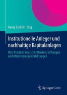Institutionelle Anleger und nachhaltige Kapitalanlagen edito da Springer Fachmedien Wiesbaden