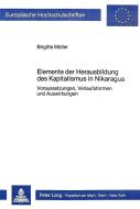 Elemente der Herausbildung des Kapitalismus in Nikaragua di Brigitte Müller edito da Lang, Peter GmbH