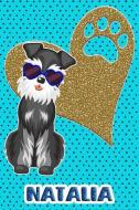 Schnauzer Life Natalia: College Ruled Composition Book Diary Lined Journal Blue di Foxy Terrier edito da INDEPENDENTLY PUBLISHED