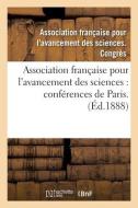 Association Francaise Pour L'avancement Des Sciences di ASSO DE SCIENCES. CONGRES edito da Hachette Livre - BNF