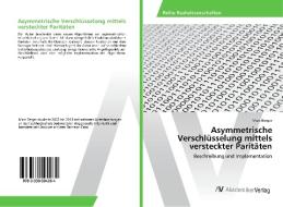 Asymmetrische Verschlüsselung mittels versteckter Paritäten di Marc Berger edito da AV Akademikerverlag