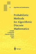 Probabilistic Methods for Algorithmic Discrete Mathematics edito da Springer Berlin Heidelberg