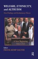 Welfare, Ethnicity and Altruism edito da Taylor & Francis Ltd