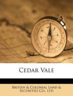 Cedar Vale edito da Nabu Press