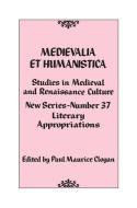Medievalia et Humanistica, No. 37 edito da Rowman & Littlefield