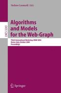 Algorithms and Models for the Web-Graph di S. Leonardi edito da Springer Berlin Heidelberg