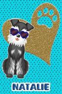 Schnauzer Life Natalie: College Ruled Composition Book Diary Lined Journal Blue di Foxy Terrier edito da INDEPENDENTLY PUBLISHED