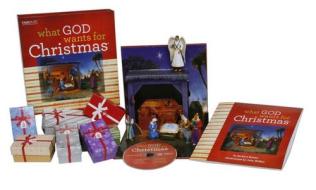 What God Wants for Christmas [With 7 Boxed Figurines, Stable Scence Pop-Up, Bracket and CD (Audio) and Brochure(s) and Poem Book di Barbara Rainey edito da Family Life Publishing