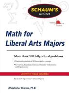 Math for Liberal Arts Majors di Christopher Thomas edito da MCGRAW HILL BOOK CO