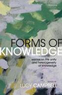 Forms Of Knowledge di Lucy Campbell edito da Oxford University Press