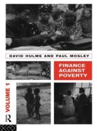 Finance Against Poverty: Volume 1 di Hulme David edito da Routledge