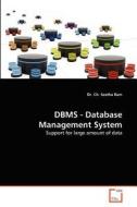 DBMS - Database Management System di Dr. Ch. Seetha Ram edito da VDM Verlag