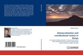 Democratization and constitutional review in Kenya di Sebastian Rakov edito da LAP Lambert Acad. Publ.