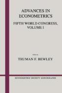 Advances in Econometrics: Volume 1 edito da Cambridge University Press