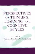 Perspectives on Thinking, Learning, and Cognitive Styles di Robert J. Sternberg edito da Taylor & Francis Inc