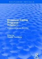 Emissions Trading Programs edito da Taylor & Francis Ltd