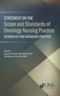 Statement on the Scope and Standards of Oncology Nursing Practice di Wickham edito da Oncology Nursing Society