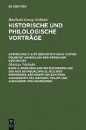 Historische und philologische Vorträge di Barthold Georg Niebuhr, Markus Niebuhr edito da De Gruyter